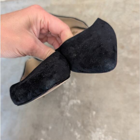 Sam Edelman Rodney d'Orsay Black Suede Leather Pointed Toe Flats, size 9 - Picture 3 of 6